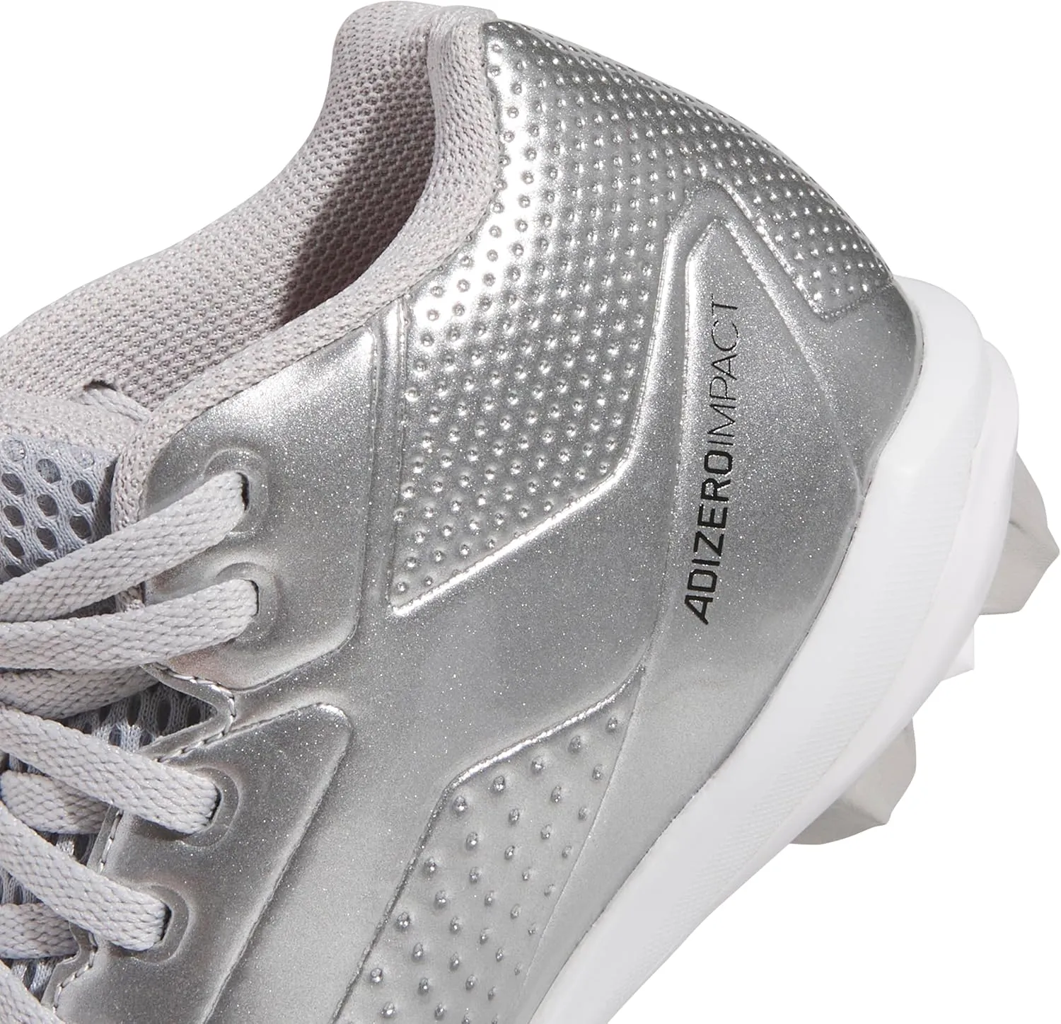 adidas Boys' Adizero Impact Silver Speed Molded Baseball Cleat