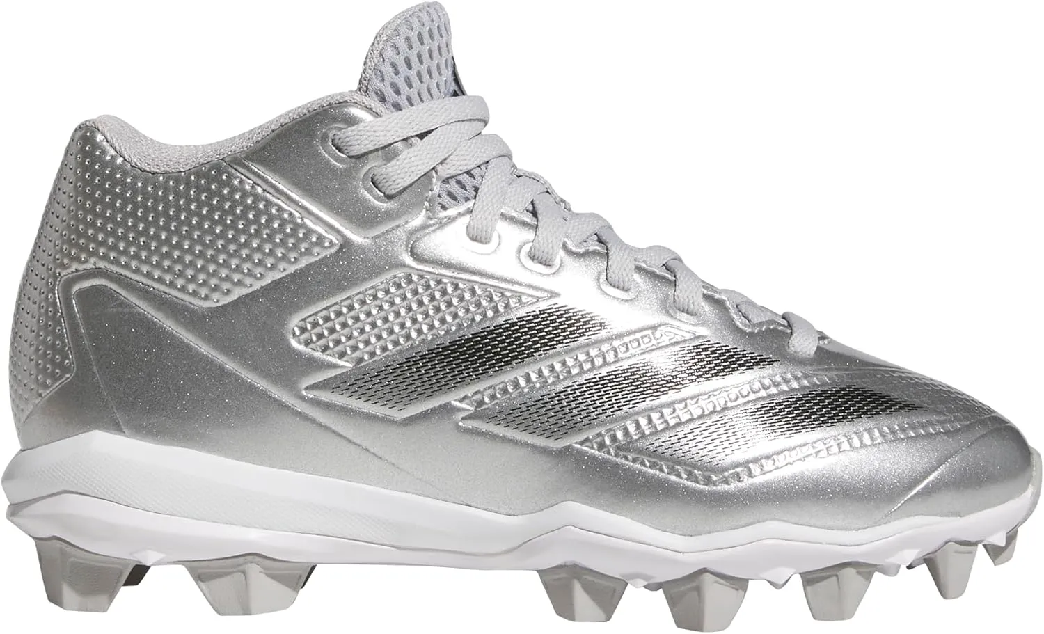 adidas Boys' Adizero Impact Silver Speed Molded Baseball Cleat