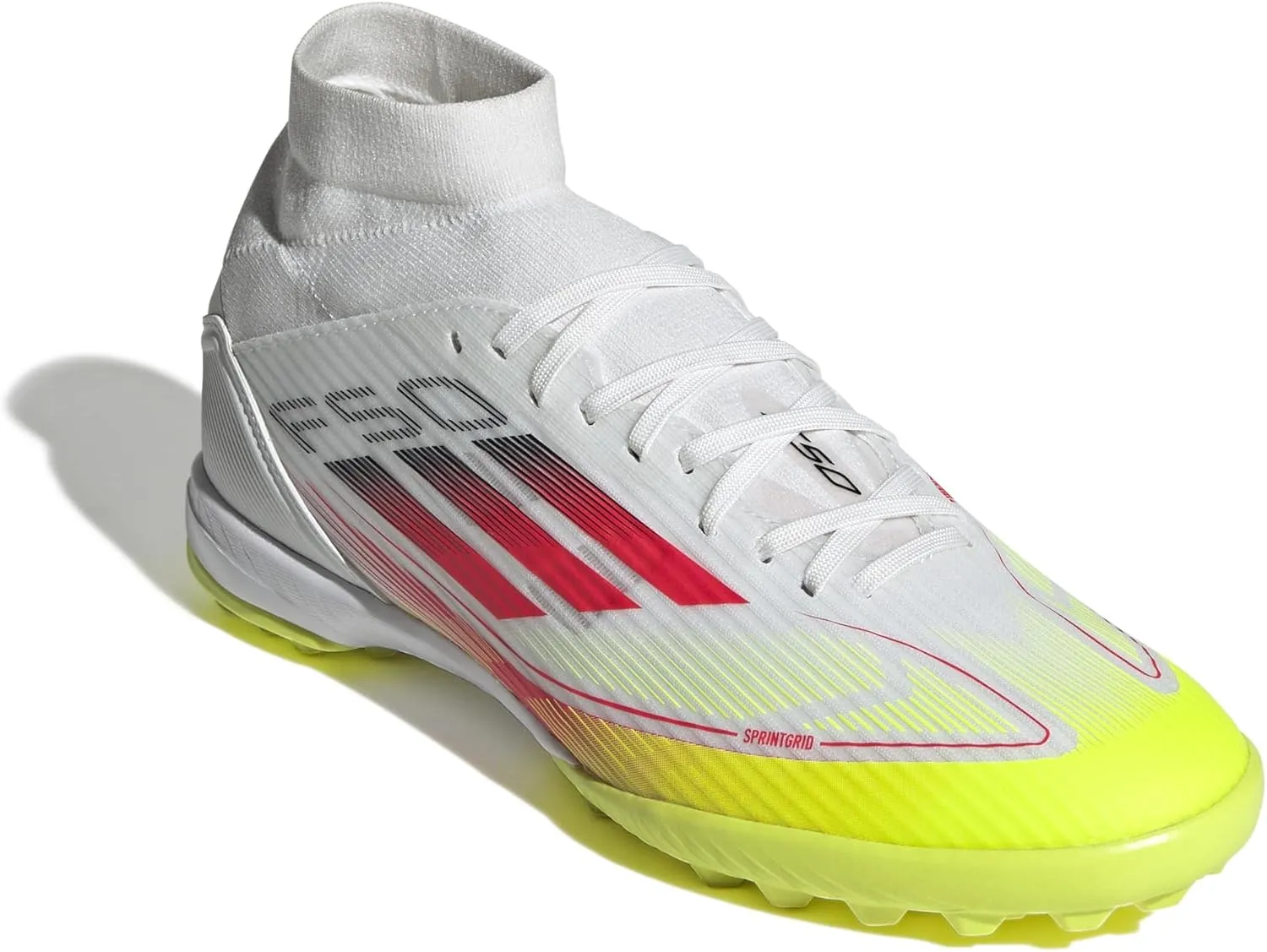 adidas Women's F50 League Mid Top Firm/Multi Ground Sneaker