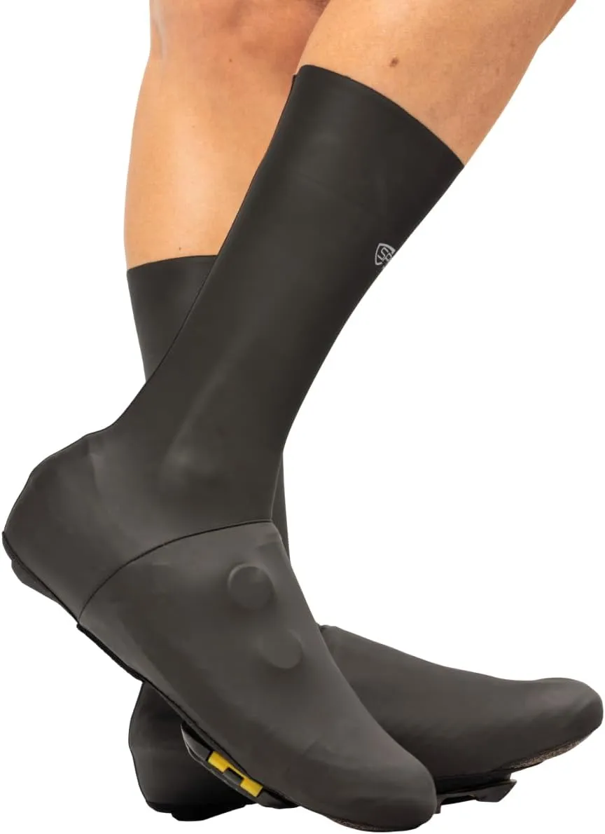 Aquasokz (Hi) – Waterproof, Cycling Aero Oversocks, UCI Legal, Kevlar Toe, Silicone Grip, Pro-Level Overshoes