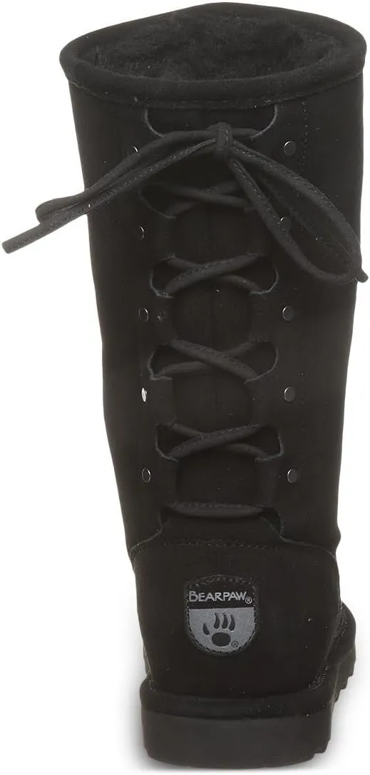 BEARPAW Women's Lydia II Classic Suede Pull On Boot - Comfortable Winter Boot, Multiple Colors & Sizes
