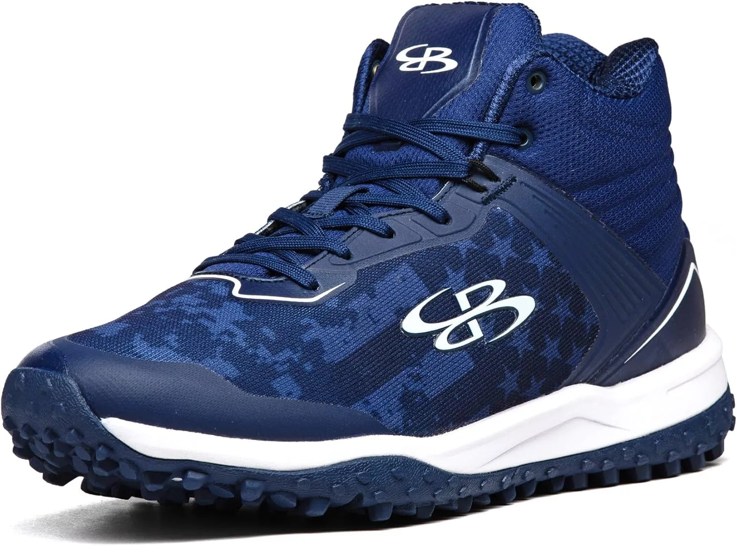 Boombah Viper Men's USA Clandestine Turf Mid Shoes - Multiple Color Options - Multiple Sizes