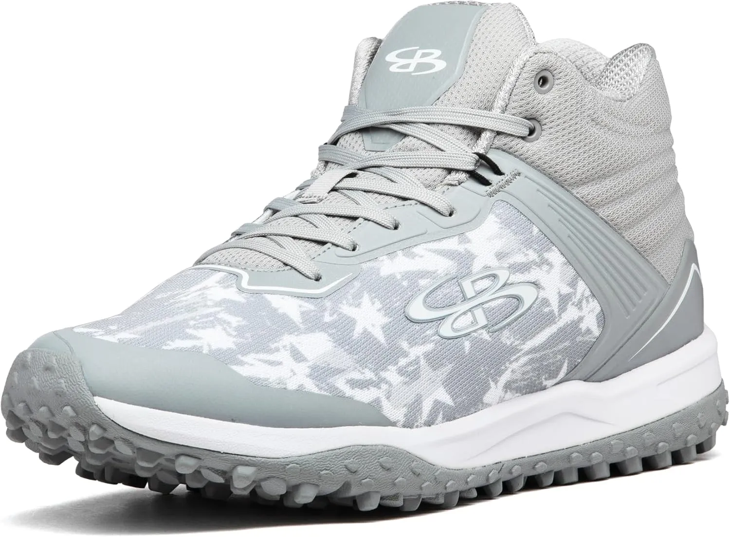 Boombah Viper Men's USA Shooting Stars Turf Mid Shoes - Multiple Color Options - Multiple Sizes