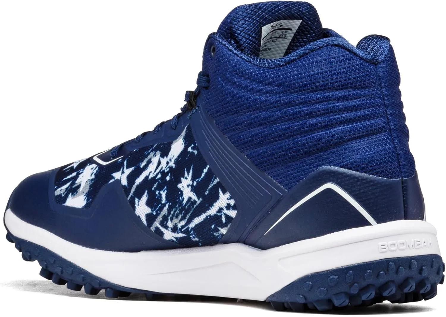 Boombah Viper Men's USA Shooting Stars Turf Mid Shoes - Multiple Color Options - Multiple Sizes
