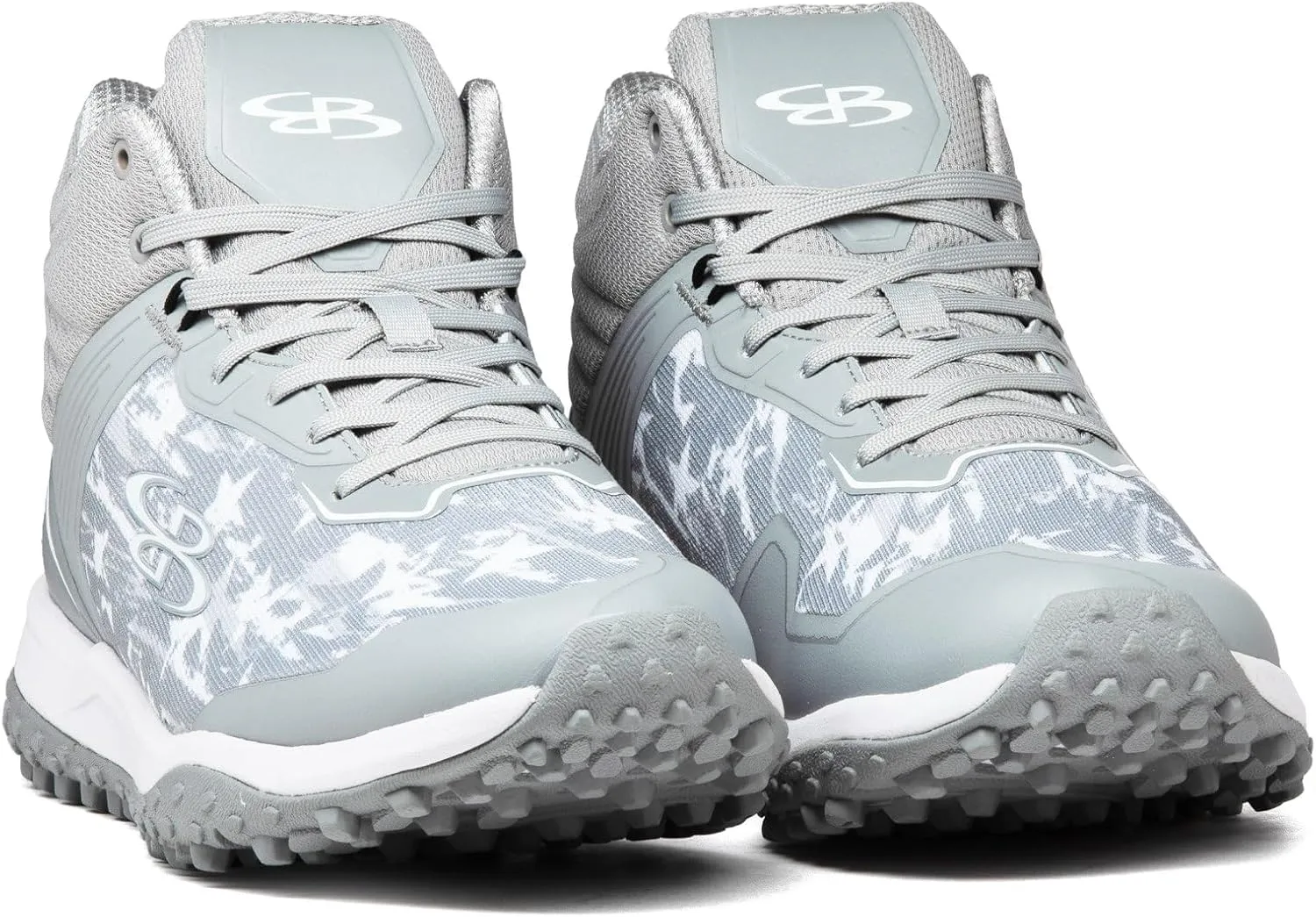 Boombah Viper Men's USA Shooting Stars Turf Mid Shoes - Multiple Color Options - Multiple Sizes