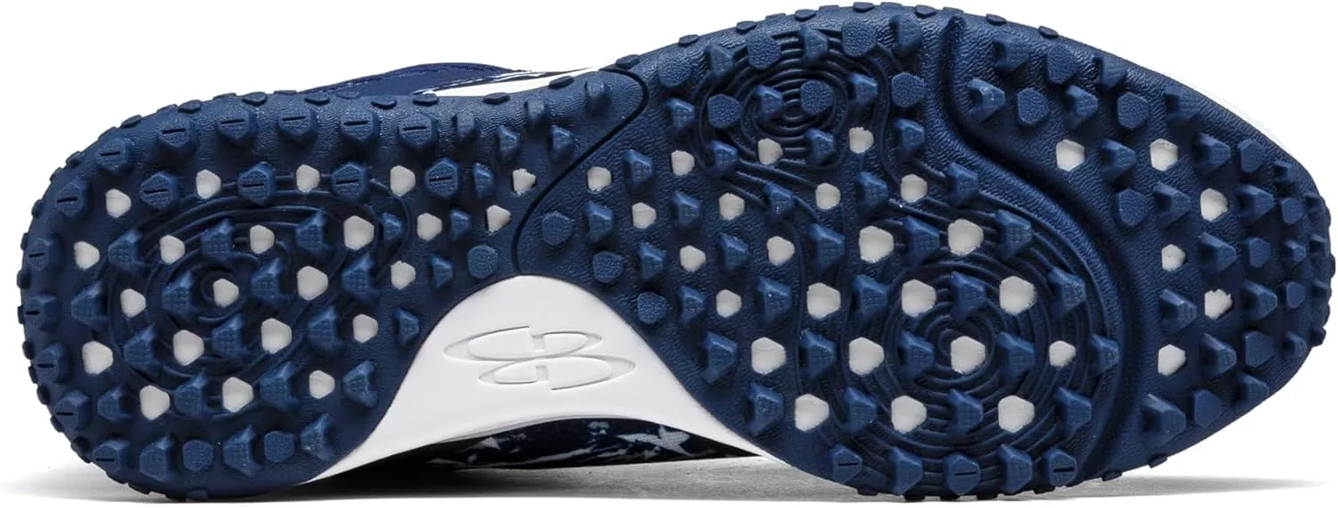 Boombah Viper Men's USA Shooting Stars Turf Mid Shoes - Multiple Color Options - Multiple Sizes