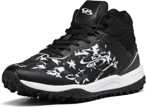 Boombah Viper Men's USA Shooting Stars Turf Mid Shoes - Multiple Color Options - Multiple Sizes