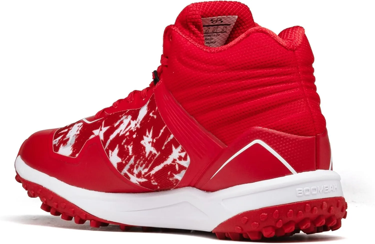 Boombah Viper Men's USA Shooting Stars Turf Mid Shoes - Multiple Color Options - Multiple Sizes