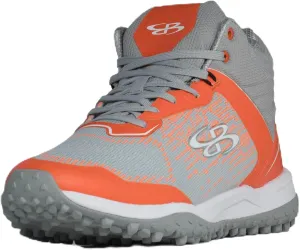 Boombah Viper Pureknit Men's Turf Mid Shoes - Smoke - Multiple Color Options - Multiple Sizes