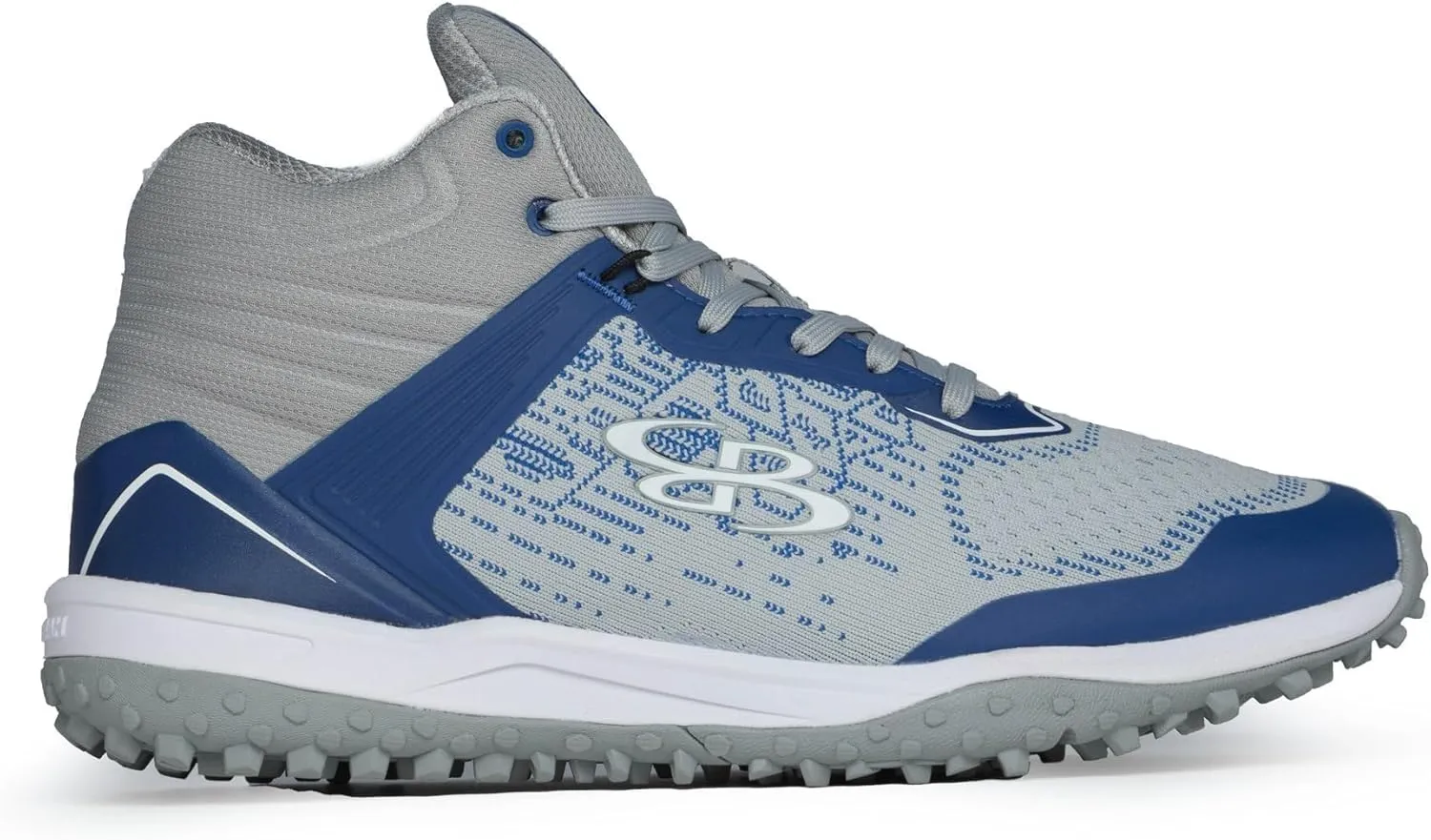 Boombah Viper Pureknit Men's Turf Mid Shoes - Smoke - Multiple Color Options - Multiple Sizes
