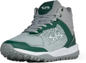 Boombah Viper Pureknit Men's Turf Mid Shoes - Smoke - Multiple Color Options - Multiple Sizes
