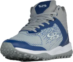 Boombah Viper Pureknit Men's Turf Mid Shoes - Smoke - Multiple Color Options - Multiple Sizes
