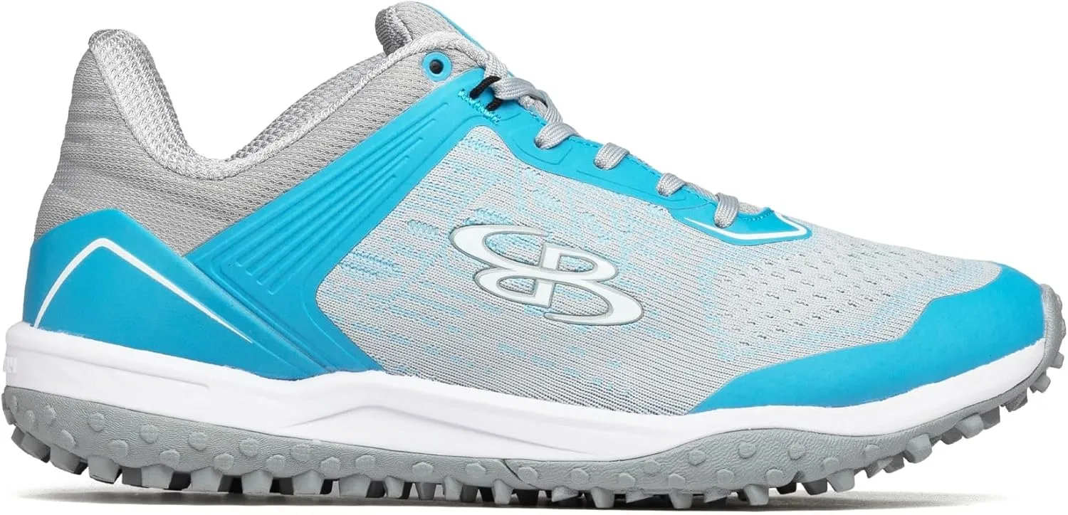 Boombah Viper Pureknit Women's Turf Shoes - Smoke - Multiple Color Options - Multiple Sizes