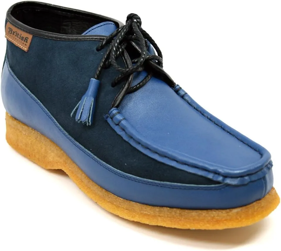 British Collection Men's Knicks Three Quarters Lace-up Leather Shoes