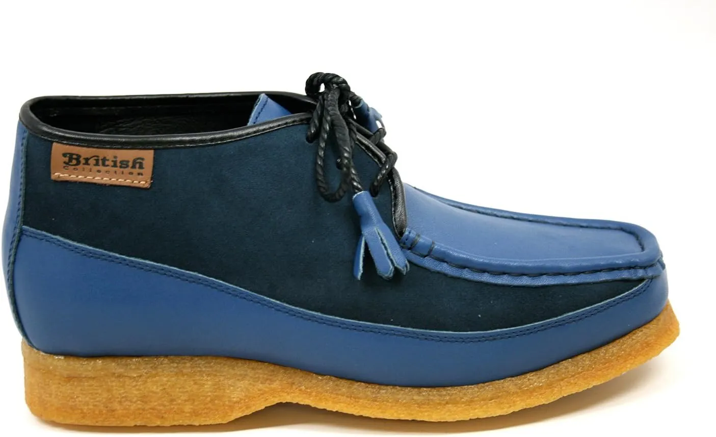 British Collection Men's Knicks Three Quarters Lace-up Leather Shoes
