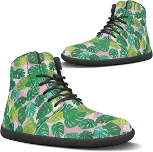 chaqlin Tropical High Top Barefoot Shoes Workout Shoes Zero Drop Walking Shoes