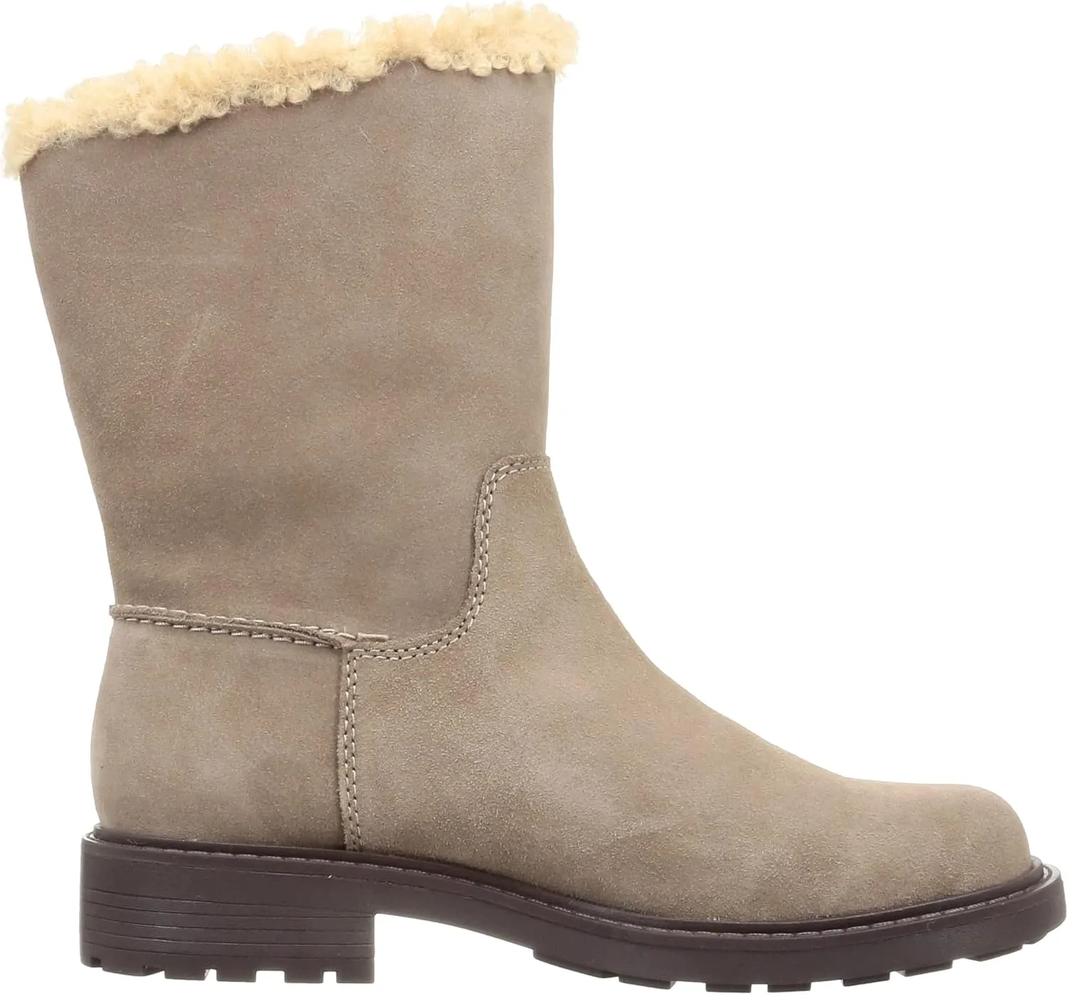 Clarks Women's Opal Zip Mid Calf Boot