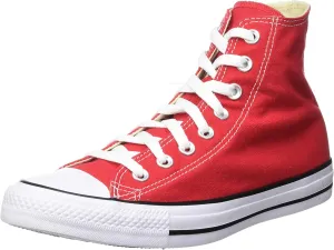 Converse Chuck Taylor All Star Hi Top Sneaker Red 9.5 Women/7.5 Men