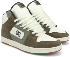 DC Men's Manteca 4 HI Skate Shoe, Olive/Khaki/Gum, 5.5