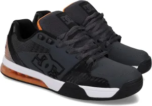 DC Men's Versatile Skate Shoe, Grey/Black/Orange, 11