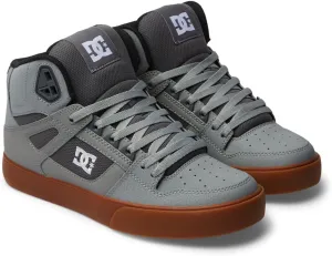 DC Shoes Men's Pure SHOE-D0300660-0WPD-black skate shoe, Grey / white / grey, 8 Men