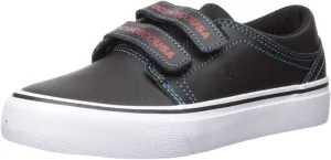 DC Unisex-Child Trase V SE Skate Shoe, Black/RED/Blue, 11 M M US Little Kid