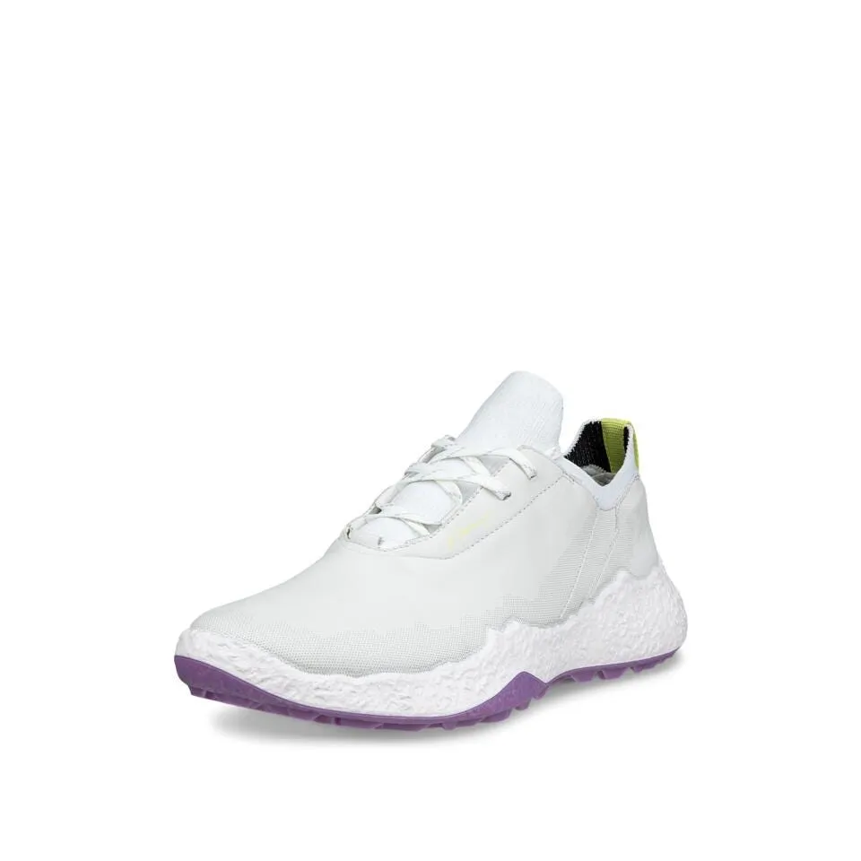 Ecco Golf Biom H5 Hybrid Waterproof Ladies Golf Shoes - White/Lavender