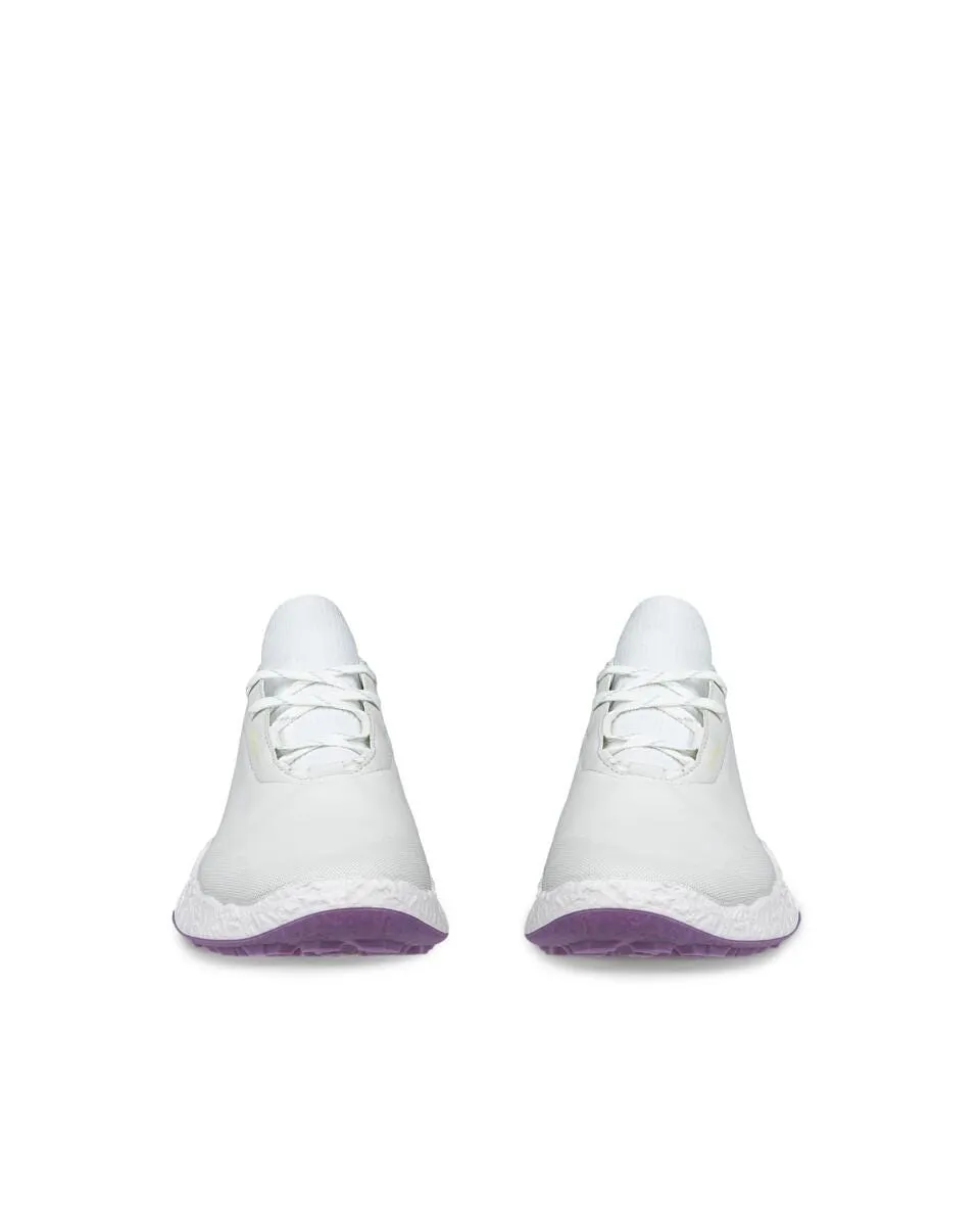 Ecco Golf Biom H5 Hybrid Waterproof Ladies Golf Shoes - White/Lavender