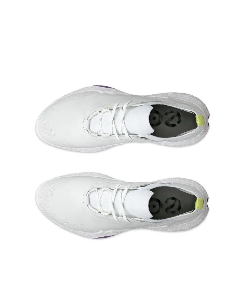 Ecco Golf Biom H5 Hybrid Waterproof Ladies Golf Shoes - White/Sedum Green