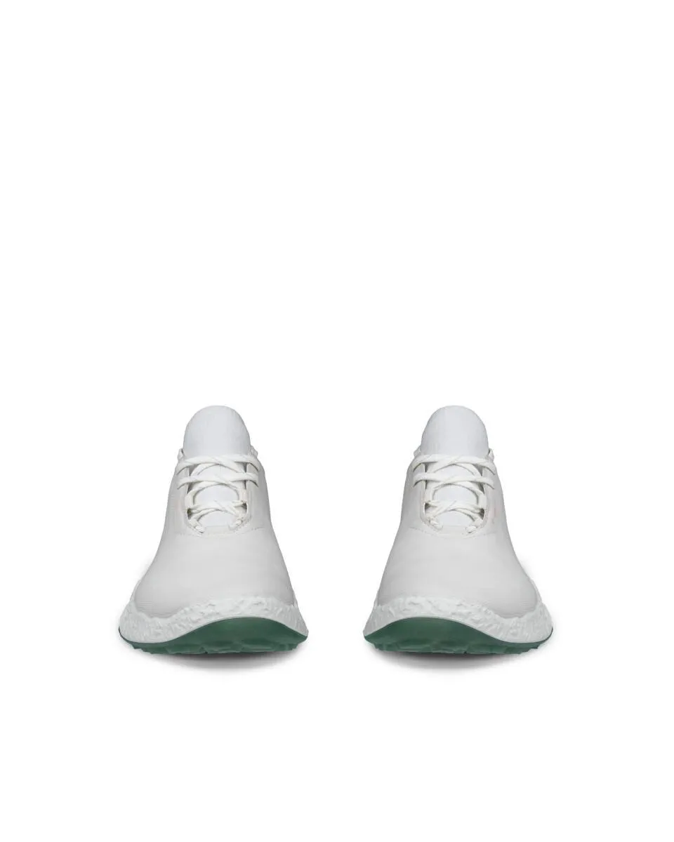 Ecco Golf Biom H5 Hybrid Waterproof Ladies Golf Shoes - White/Sedum Green