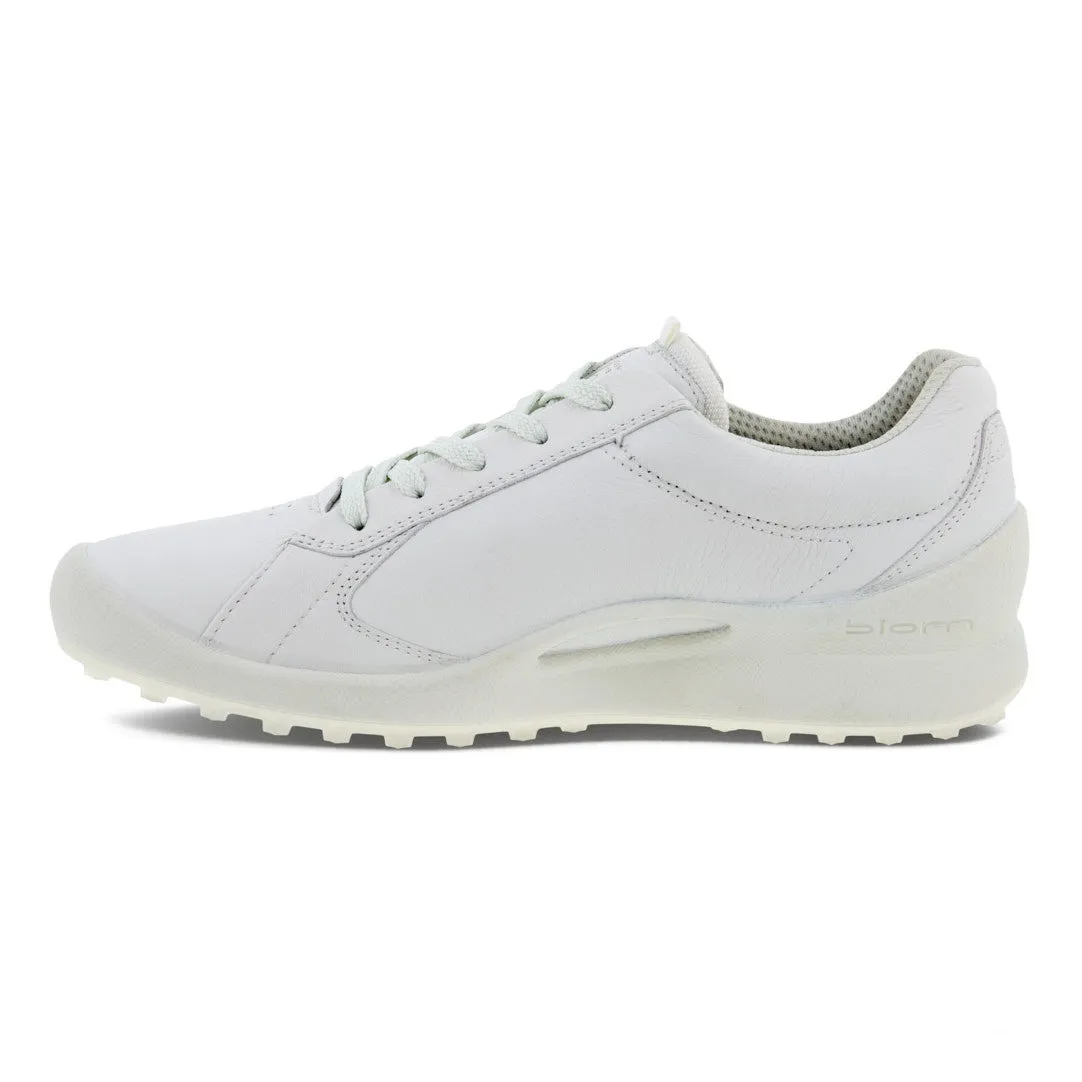 Ecco Golf Biom Hybrid Waterproof Ladies Golf Shoes- White