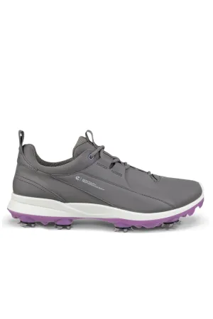 Ecco Golf Biom Tour Lace Waterproof Ladies Golf Shoes - Steel