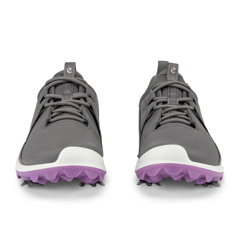 Ecco Golf Biom Tour Lace Waterproof Ladies Golf Shoes - Steel