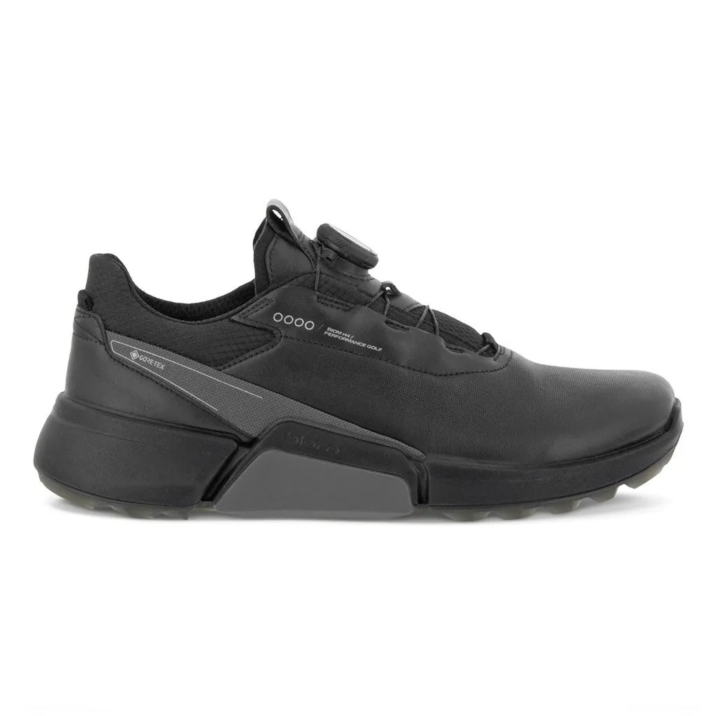 Ecco Golf H4 Boa Waterproof Ladies Golf Shoes - Black/Magnet