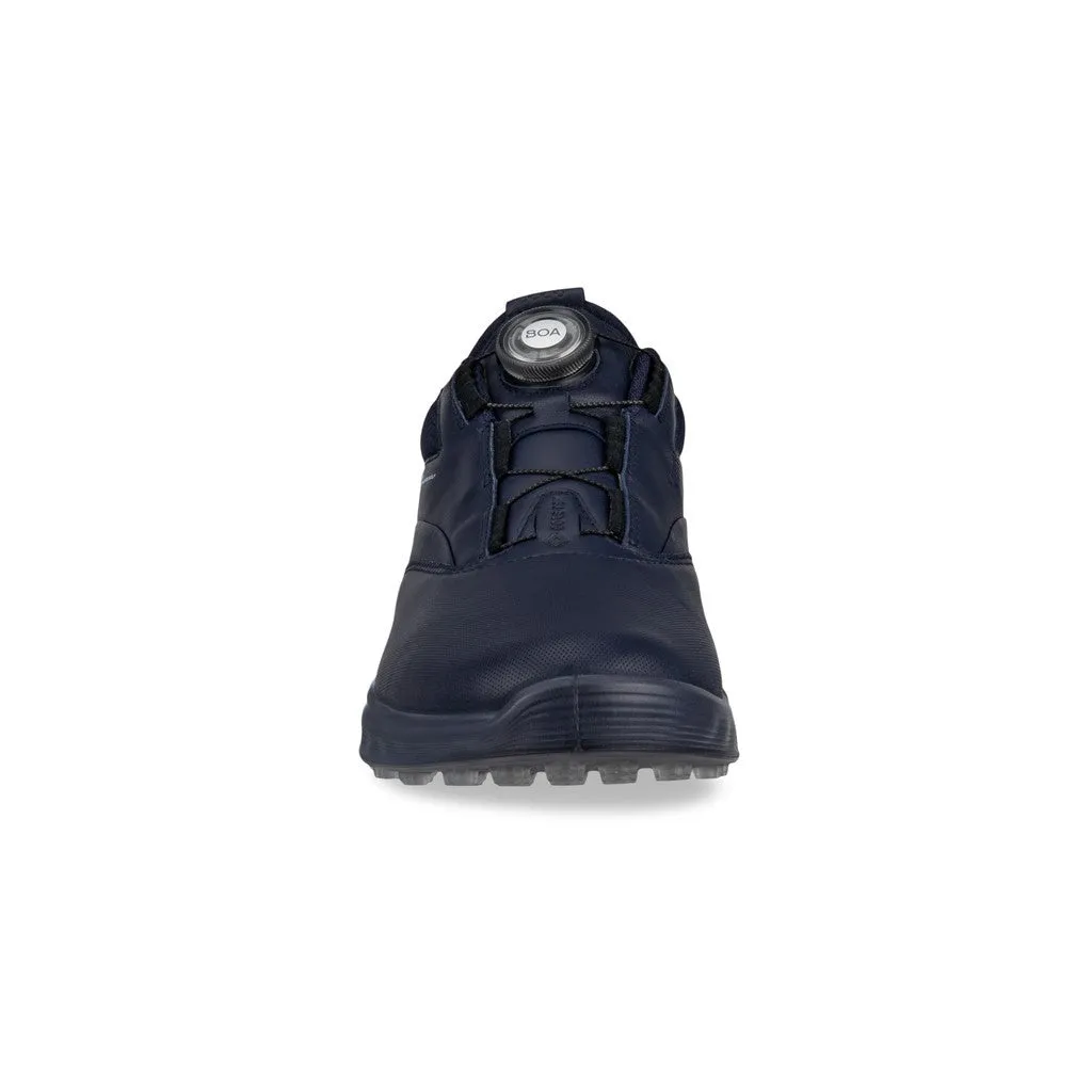Ecco Golf S-Three BOA Waterproof Ladies Golf Shoes - Night Sky