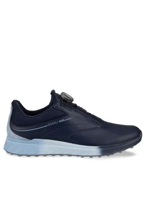 Ecco Golf S-Three BOA Waterproof Ladies Golf Shoes - Night Sky