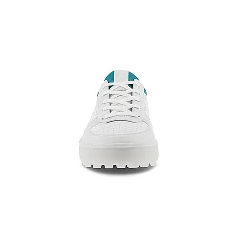 Ecco Golf Tray Golf Shoes (White, Blue Depths & Caribbean)