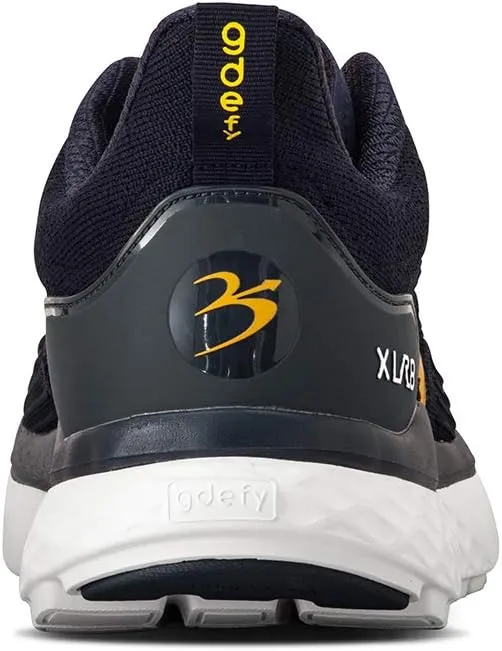 G-DEFY XLR8 Men’s Supportive Running Shoe | VersoShock Technology for Pain Associated with Prolonged Standing or Walking | Arch Support | Diabetic Shoes | Wide Shoes | Free Custom Orthotic