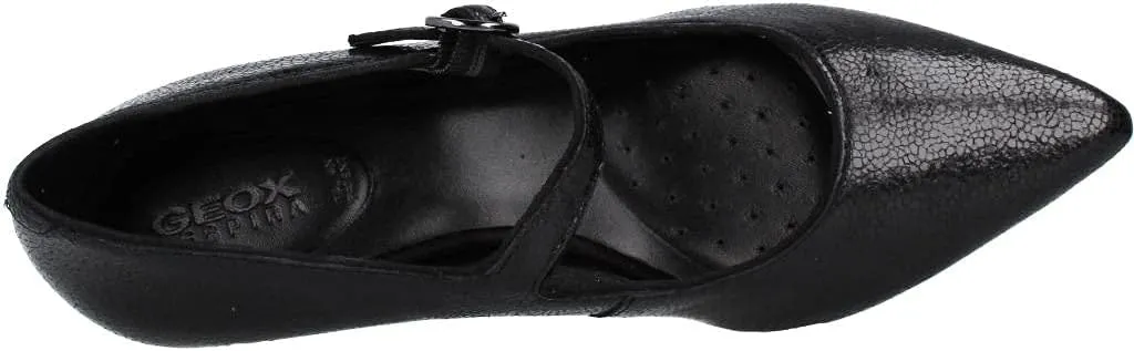 Geox Women's D Bibbiana E Suede Black Pump