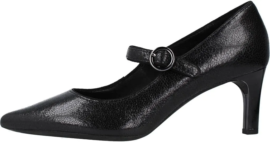 Geox Women's D Bibbiana E Suede Black Pump