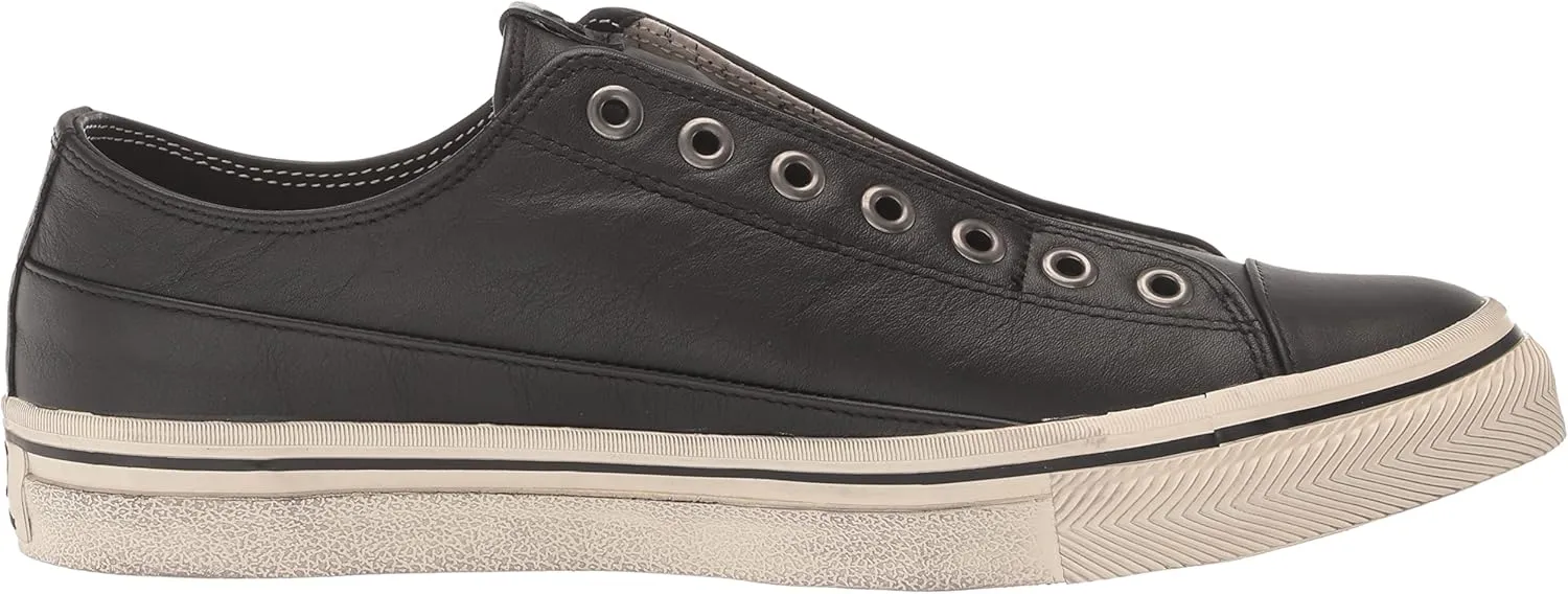 JOHN VARVATOS Men's Vulc Laceless Low Top Sneaker