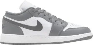 Jordan Big Kid's 1 Low White/Black-Iron Grey (553560 152) - 4.5