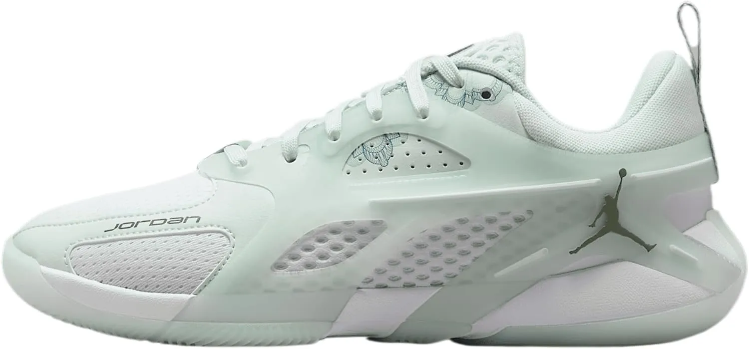 Jordan Heir Series Abundance Women's Basketball Shoes (IB7140-102, White/Barely Green/Seafoam/Oil Green)