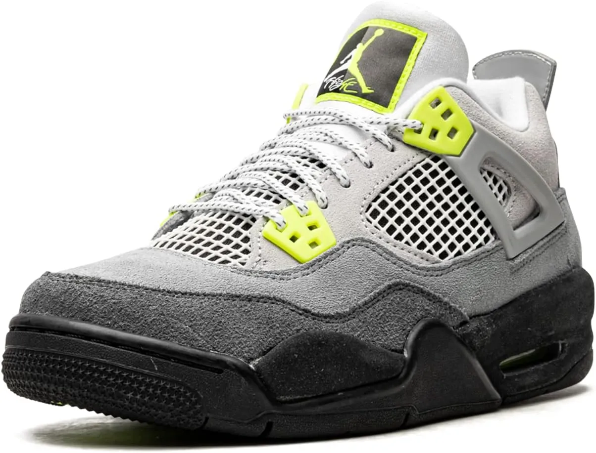 Jordan Youth Air Jordan 4 Retro GS CT5343 007 Neon - Size