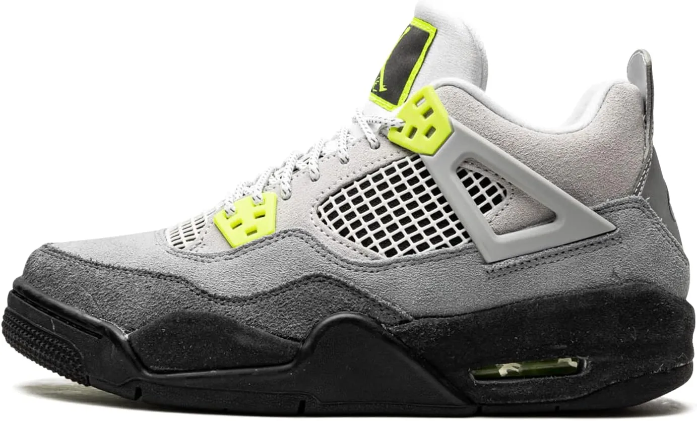 Jordan Youth Air Jordan 4 Retro GS CT5343 007 Neon - Size