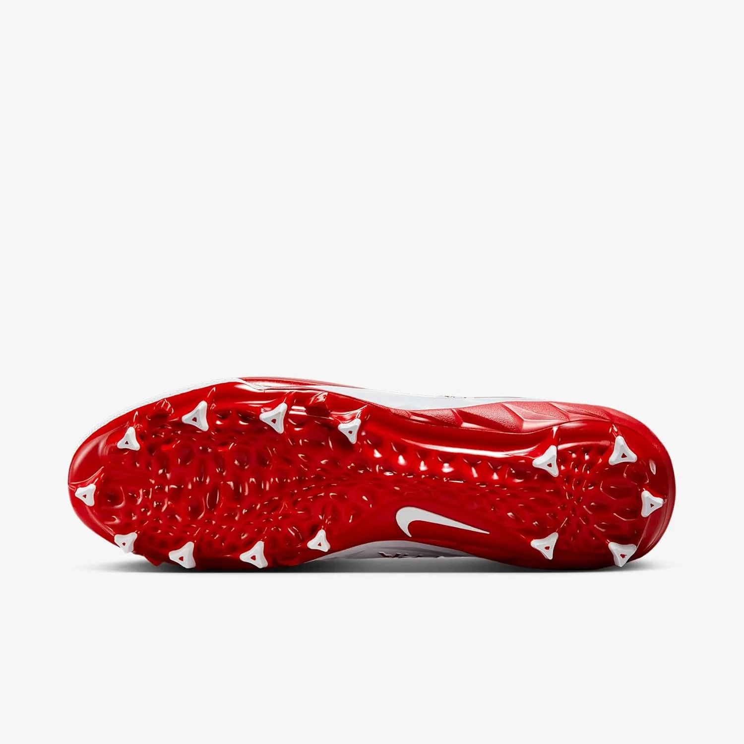 Nike Alpha Menace 4 Varsity Football Cleats (FN0027-102, White/University Red/Photon Dust/University Red)