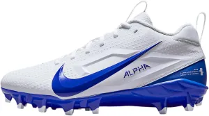 Nike Alpha Menace 4 Varsity Football Cleats (FN0027-103, White/Hyper Royal/Photon Dust/Hyper Royal)