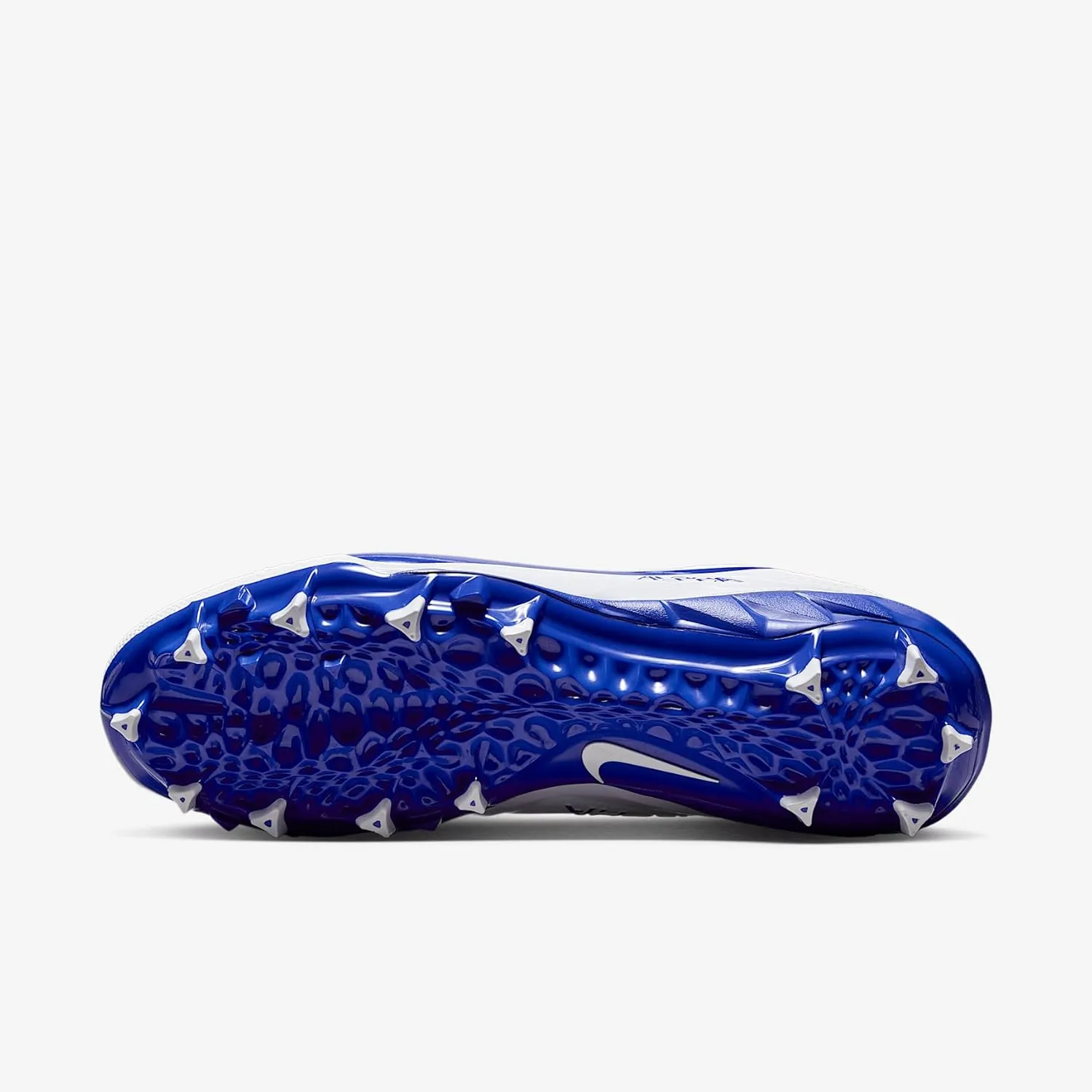 Nike Alpha Menace 4 Varsity Football Cleats (FN0027-103, White/Hyper Royal/Photon Dust/Hyper Royal)