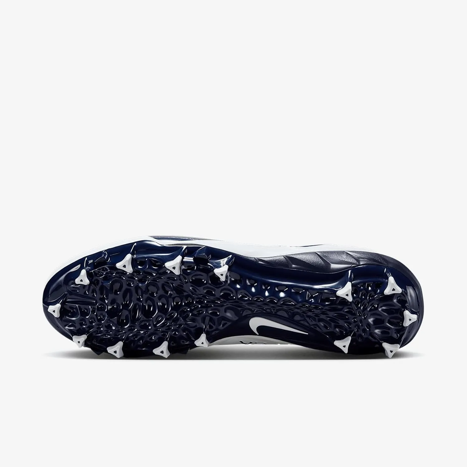 Nike Alpha Menace 4 Varsity Football Cleats (FN0027-104, White/Midnight Navy/Photon Dust/Midnight Navy)