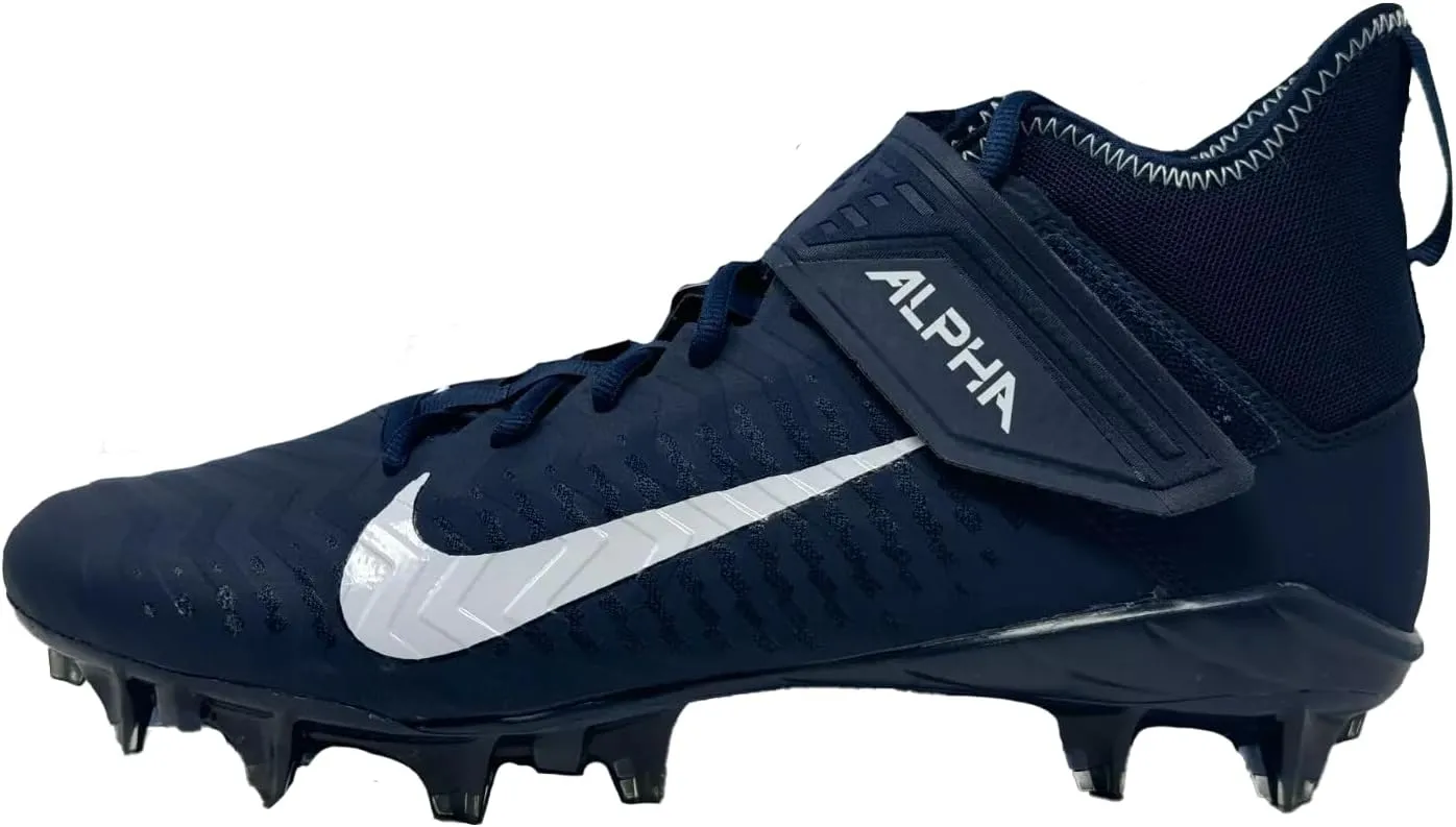 Nike Alpha Menace Pro 2 Mid Men's Football Cleats 'College Navy/Royal-White' (BV3945-404) Size 16